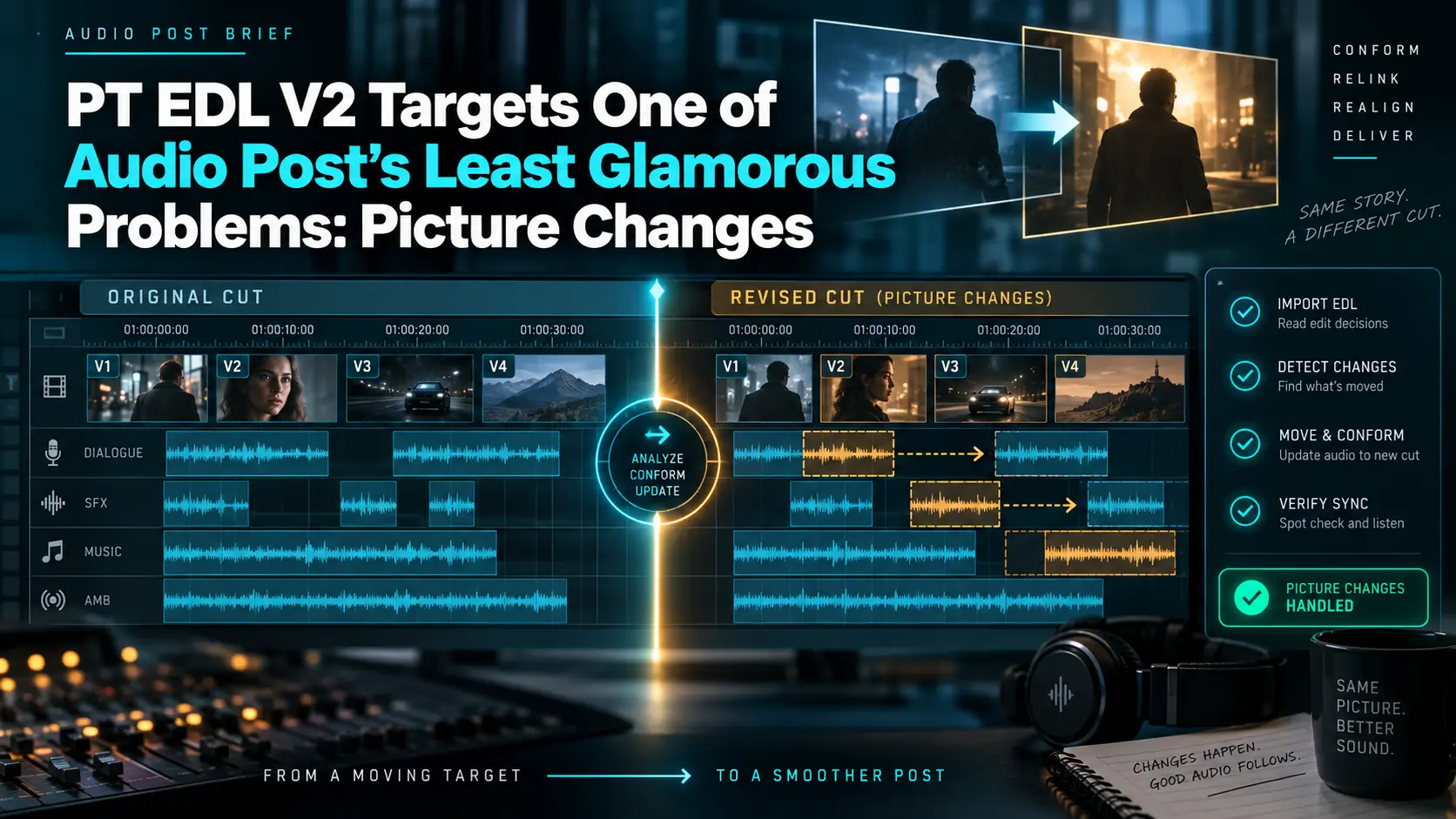 PT EDL V2 Targets One of Audio Post’s Least Glamorous Problems: Picture Changes
